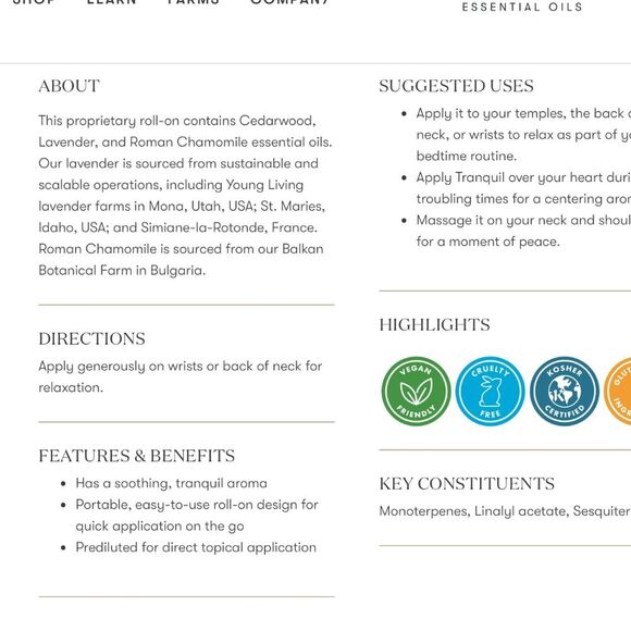 NWT Young Living Mind Over Matter M-Grain, Deep Relief and Peppermint Set - Picture 15 of 16